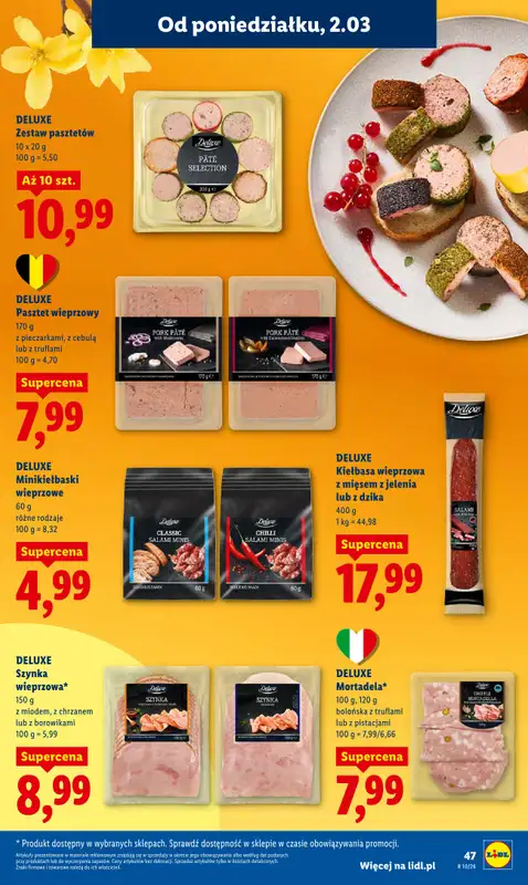 Lidl - gazetka promocyjna Oferta od poniedziałku od poniedziałku 02.03 do środy 04.03 - strona 47