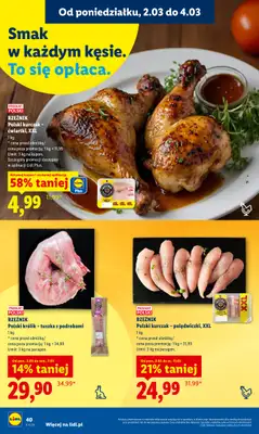 Lidl - gazetka promocyjna Oferta od poniedziałku od poniedziałku 02.03 do środy 04.03 - strona 40