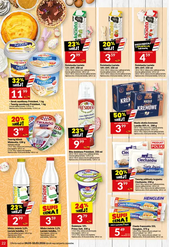 Twój Market - gazetka promocyjna Gazetka od środy 04.03 do wtorku 10.03 - strona 22