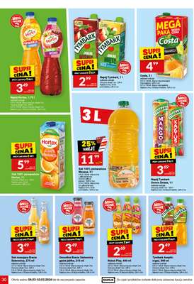 Twój Market - gazetka promocyjna Gazetka od środy 04.03 do wtorku 10.03 - strona 30