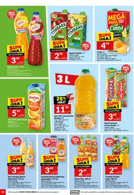 Twój Market - gazetka promocyjna Gazetka od środy 04.03 do wtorku 10.03 - strona 30