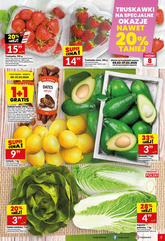 Twój Market - gazetka promocyjna Gazetka od środy 04.03 do wtorku 10.03 - strona 5