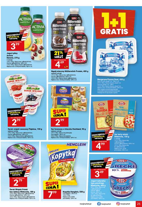 Twój Market - gazetka promocyjna Gazetka od środy 04.03 do wtorku 10.03 - strona 21