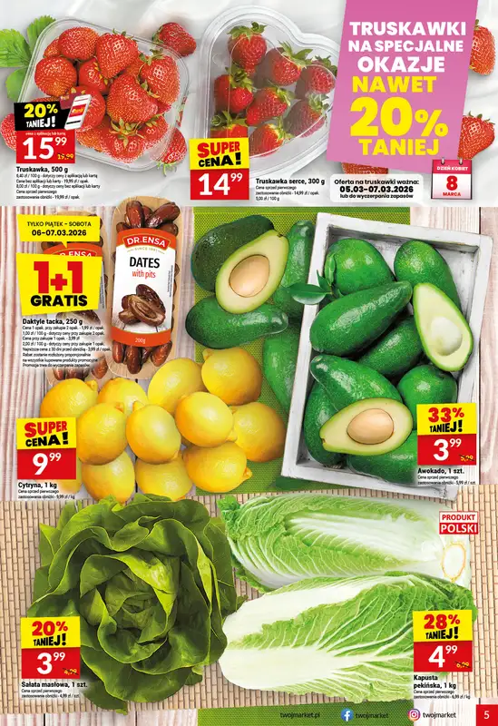 Twój Market - gazetka promocyjna Gazetka od środy 04.03 do wtorku 10.03 - strona 5