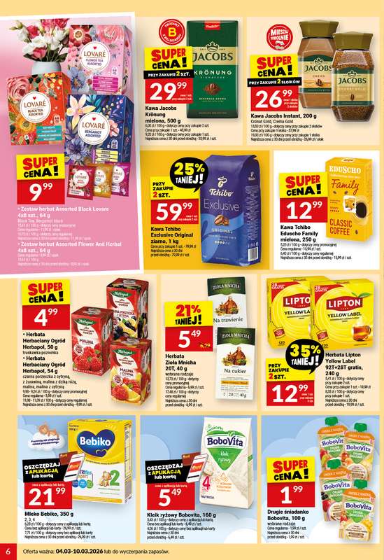 Twój Market - gazetka promocyjna Gazetka od środy 04.03 do wtorku 10.03 - strona 6