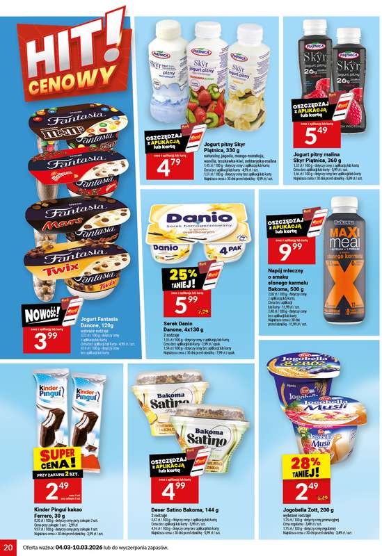 Twój Market - gazetka promocyjna Gazetka od środy 04.03 do wtorku 10.03 - strona 20