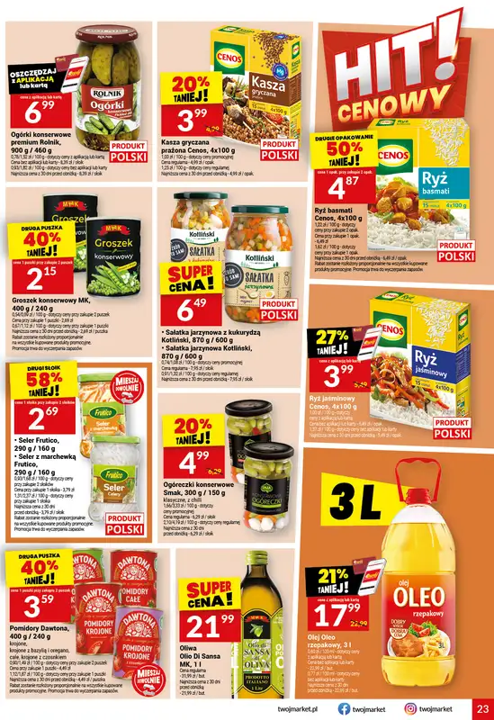 Twój Market - gazetka promocyjna Gazetka od środy 04.03 do wtorku 10.03 - strona 23