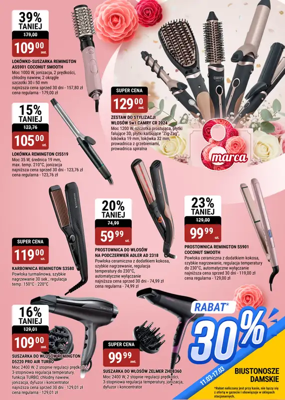 bi1 - gazetka promocyjna Gazetka Białystok I Świętujemy Dzień Kobiet od środy 04.03 do wtorku 17.03 - strona 3