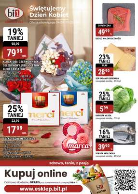 bi1 - gazetka promocyjna Gazetka Czeladź I Świętujemy Dzień Kobiet od środy 04.03 do wtorku 17.03