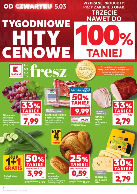 Kaufland - gazetka promocyjna Oferta Kaufland od czwartku 05.03 do środy 11.03 - strona 8