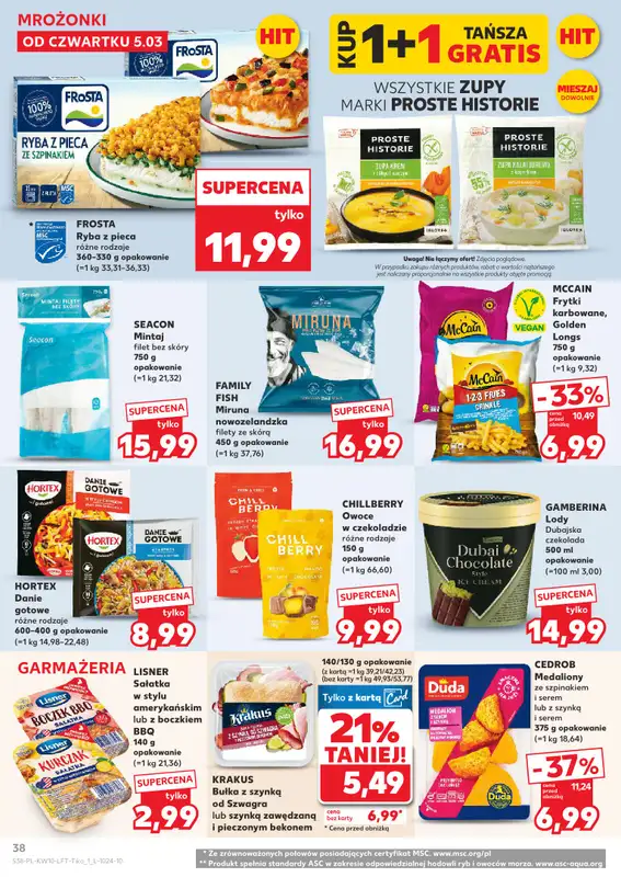 Kaufland - gazetka promocyjna Oferta Kaufland od czwartku 05.03 do środy 11.03 - strona 38