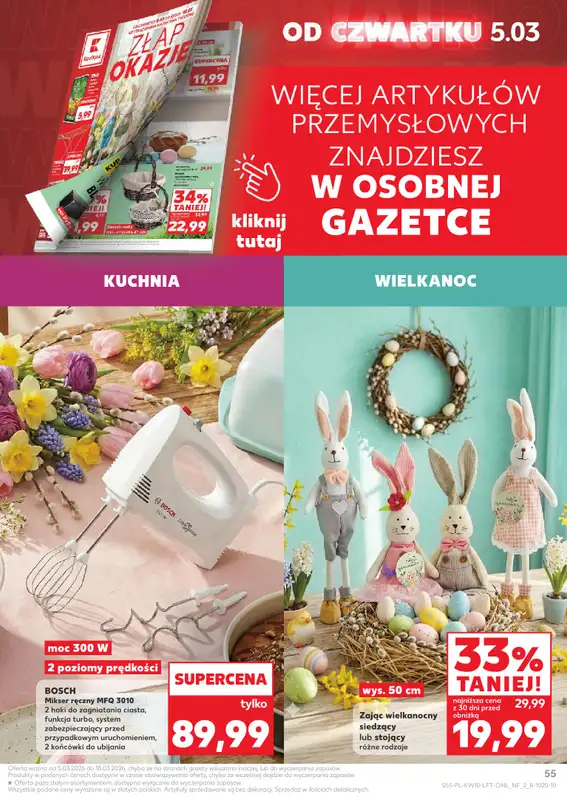Kaufland - gazetka promocyjna Oferta Kaufland  do środy 11.03 - strona 55