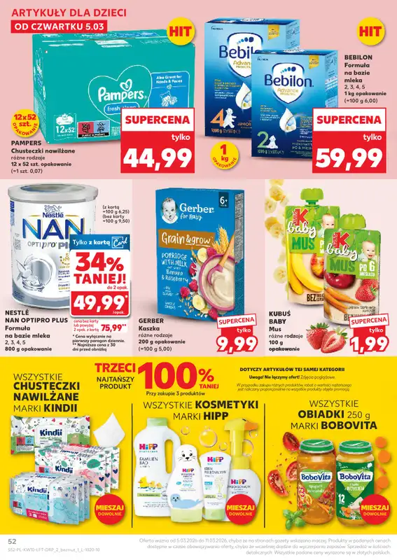 Kaufland - gazetka promocyjna Oferta Kaufland od czwartku 05.03 do środy 11.03 - strona 52
