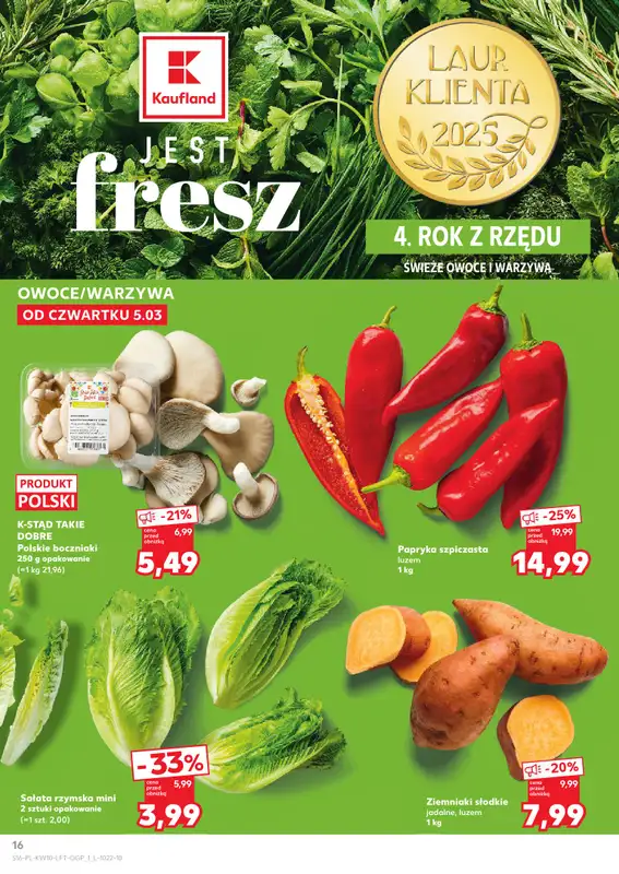 Kaufland - gazetka promocyjna Oferta Kaufland od czwartku 05.03 do środy 11.03 - strona 16