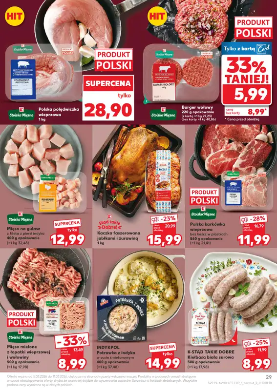 Kaufland - gazetka promocyjna Oferta Kaufland od czwartku 05.03 do środy 11.03 - strona 29