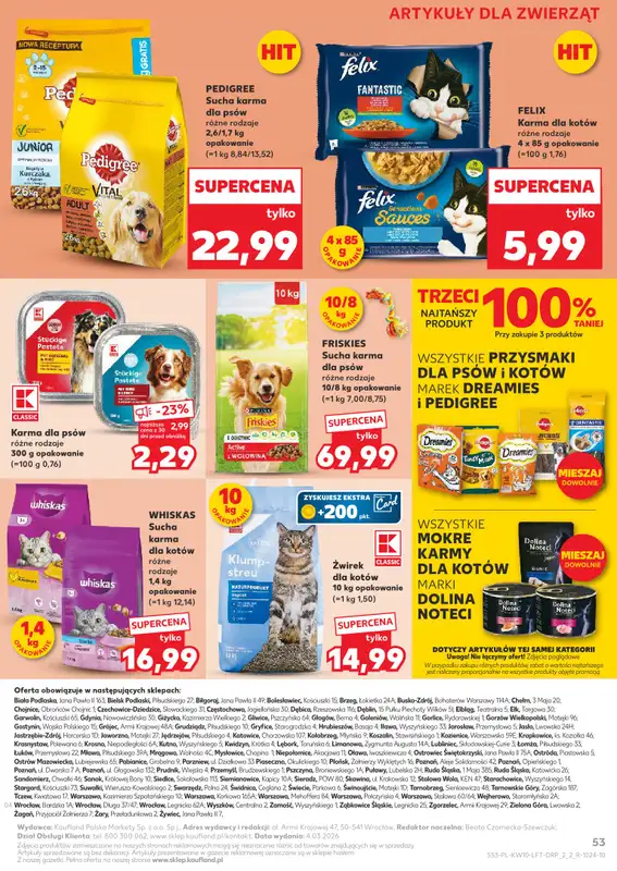 Kaufland - gazetka promocyjna Oferta Kaufland od czwartku 05.03 do środy 11.03 - strona 53