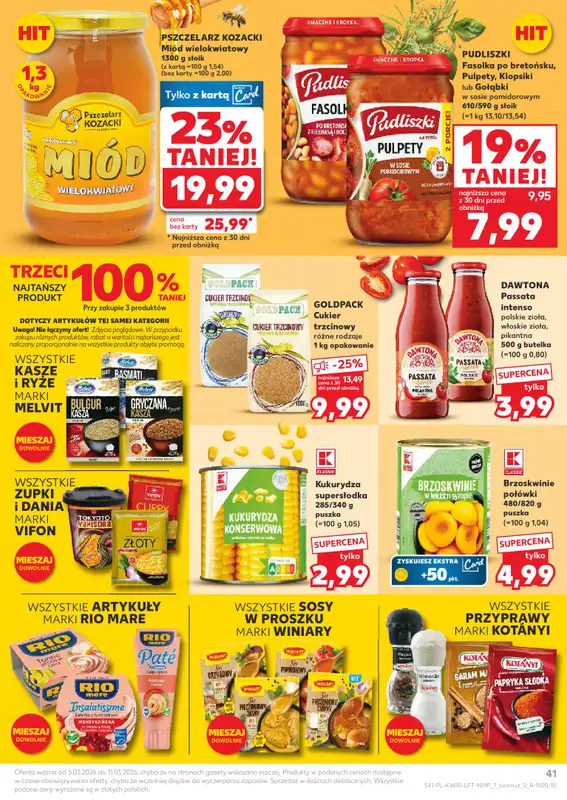 Kaufland - gazetka promocyjna Oferta Kaufland od czwartku 05.03 do środy 11.03 - strona 41