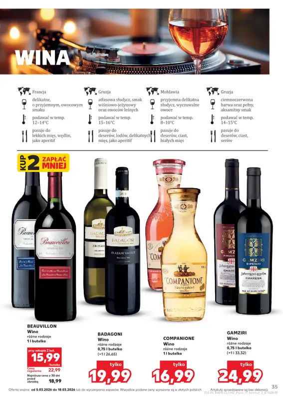 Kaufland - gazetka promocyjna Barek Kauflandu  do środy 18.03 - strona 35