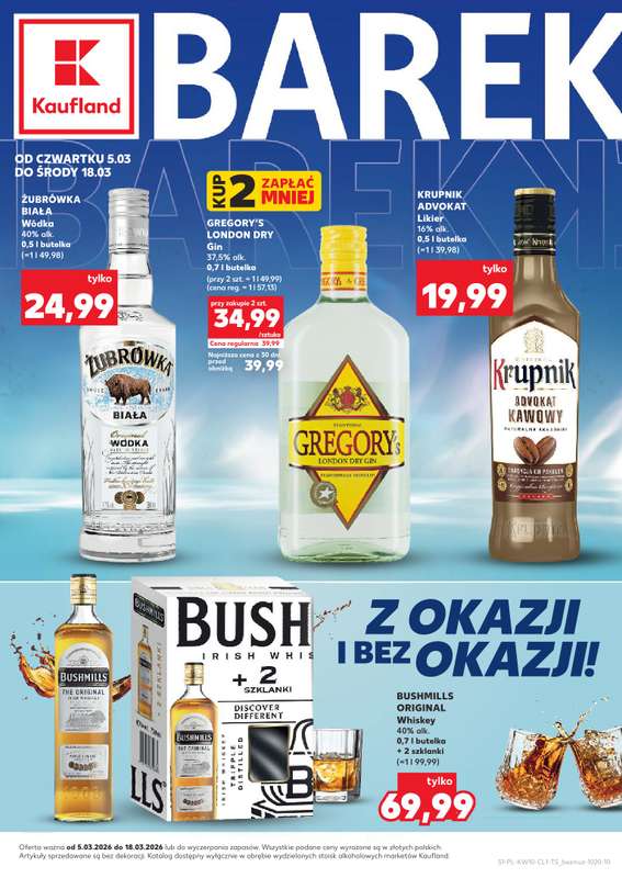 Kaufland - gazetka promocyjna Barek Kauflandu od czwartku 05.03 do środy 18.03