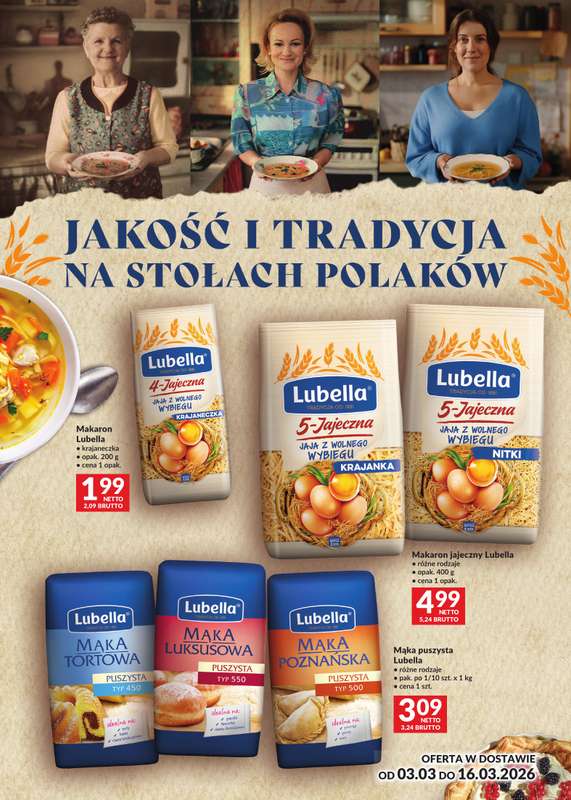 Makro - gazetka promocyjna Ulotka Lubella od wtorku 03.03 do poniedziałku 16.03