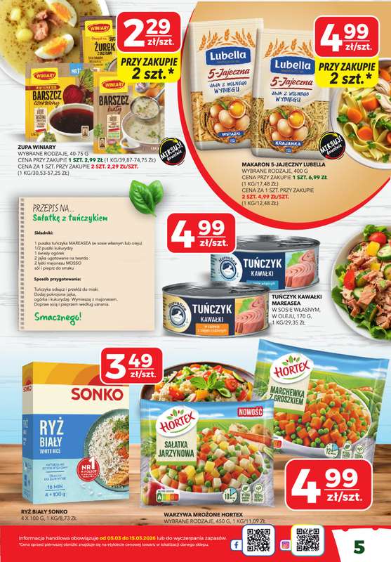 Top Market - gazetka promocyjna Gazetka od czwartku 05.03 do niedzieli 15.03 - strona 5