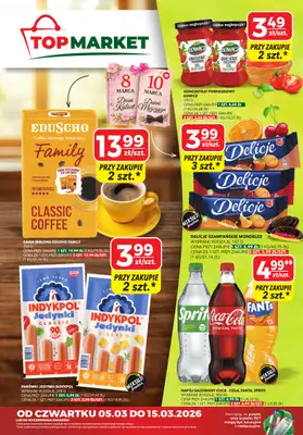 Top Market - gazetka promocyjna Gazetka od czwartku 05.03 do niedzieli 15.03