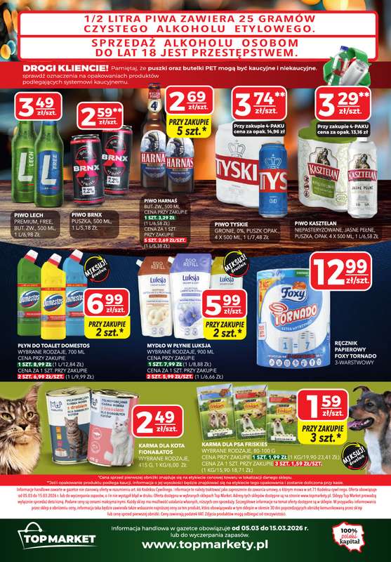 Top Market - gazetka promocyjna Gazetka od czwartku 05.03 do niedzieli 15.03 - strona 4