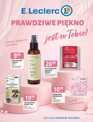Leclerc - gazetka promocyjna Prawdziwe piękno jest w Tobie! od wtorku 03.03 do soboty 14.03