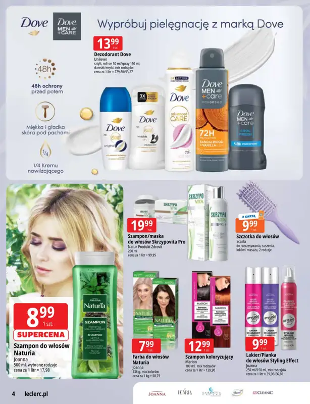 Leclerc - gazetka promocyjna Prawdziwe piękno jest w Tobie! od wtorku 03.03 do soboty 14.03 - strona 4