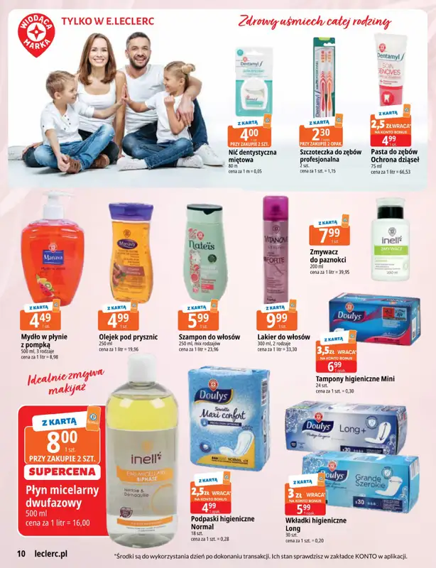 Leclerc - gazetka promocyjna Prawdziwe piękno jest w Tobie! od wtorku 03.03 do soboty 14.03 - strona 10