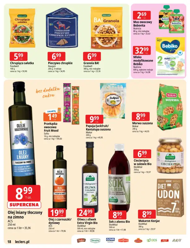 Leclerc - gazetka promocyjna Prawdziwe piękno jest w Tobie! od wtorku 03.03 do soboty 14.03 - strona 18
