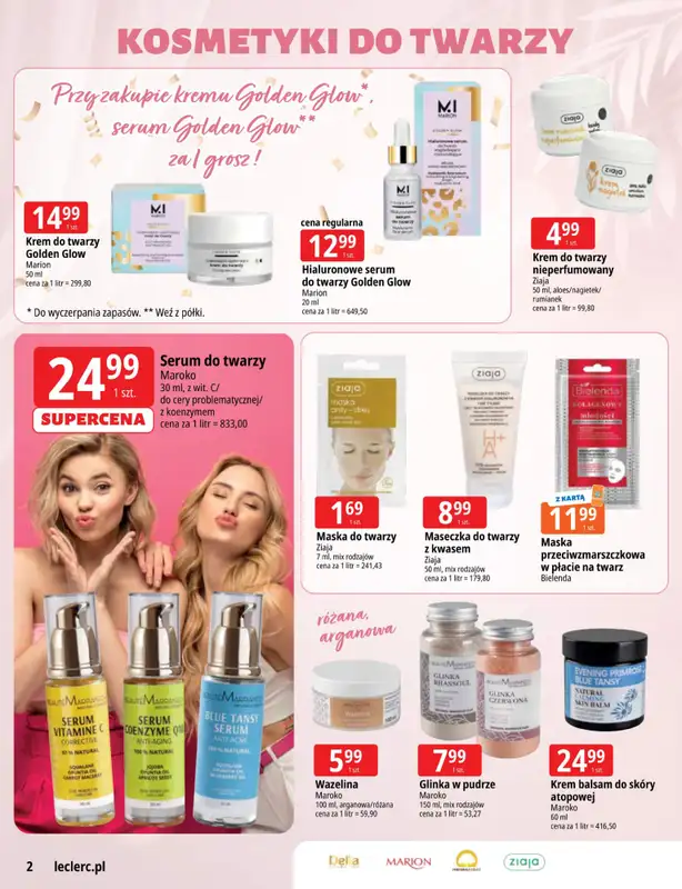 Leclerc - gazetka promocyjna Prawdziwe piękno jest w Tobie! od wtorku 03.03 do soboty 14.03 - strona 2