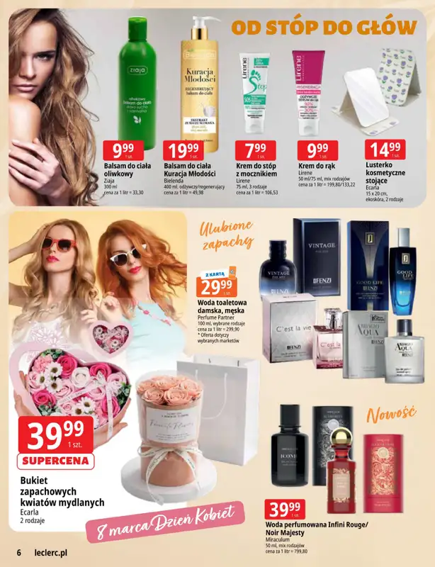 Leclerc - gazetka promocyjna Prawdziwe piękno jest w Tobie! od wtorku 03.03 do soboty 14.03 - strona 6