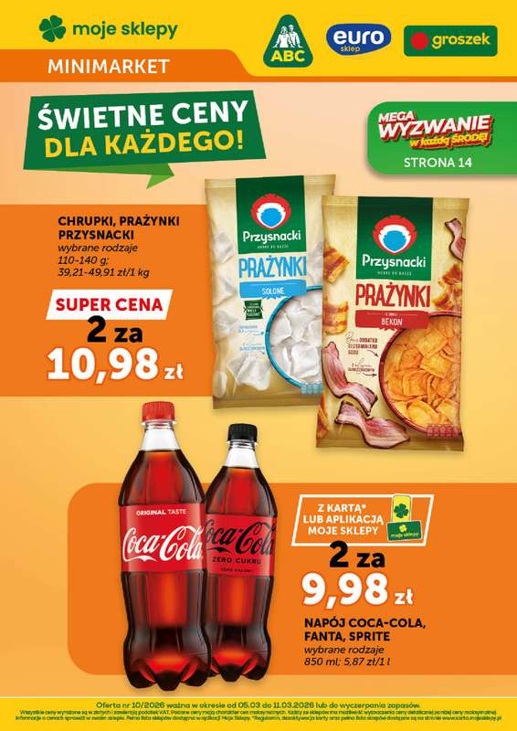 Euro Sklep - gazetka promocyjna Gazetka Minimarket  do środy 11.03