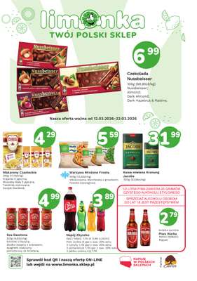 Limonka - gazetka promocyjna Gazetka od czwartku 12.03 do niedzieli 22.03