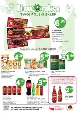 Limonka - gazetka promocyjna Gazetka od czwartku 12.03 do niedzieli 22.03