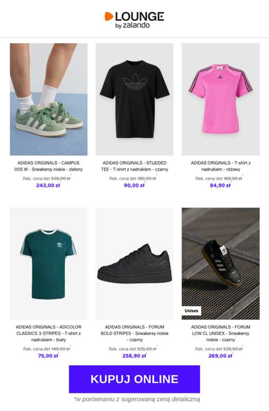 Lounge by Zalando - gazetka promocyjna Do -78% adidas Originals od wtorku 03.03 do czwartku 05.03 - strona 4