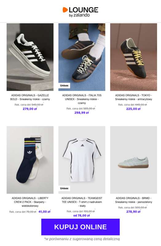 Lounge by Zalando - gazetka promocyjna Do -78% adidas Originals od wtorku 03.03 do czwartku 05.03 - strona 6