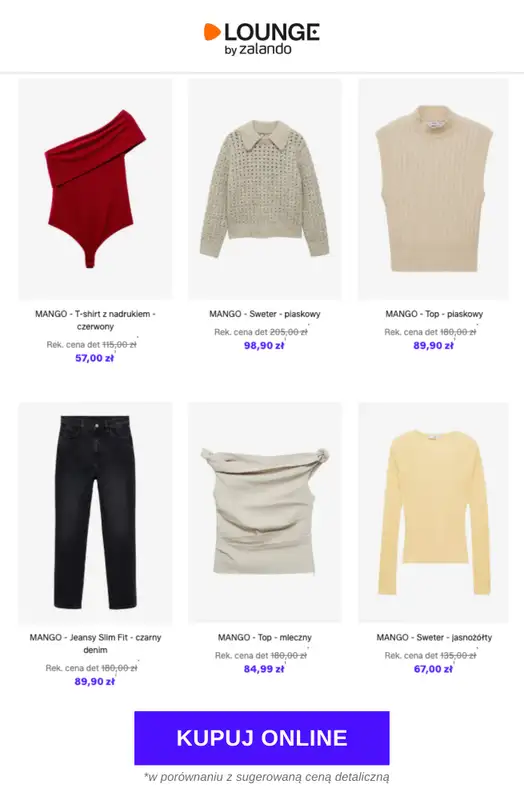 Lounge by Zalando - gazetka promocyjna Do -60% MANGO od wtorku 03.03 do piątku 06.03 - strona 10