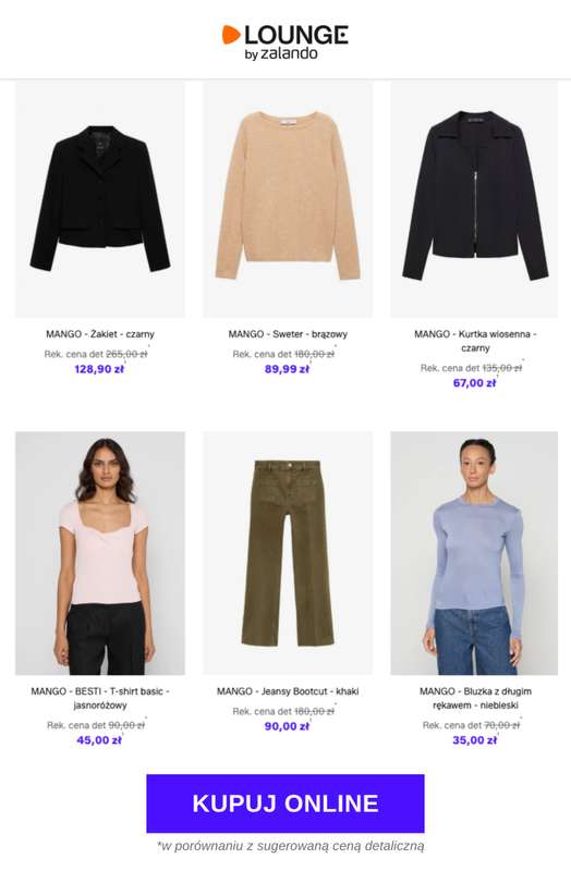 Lounge by Zalando - gazetka promocyjna Do -60% MANGO od wtorku 03.03 do piątku 06.03 - strona 9