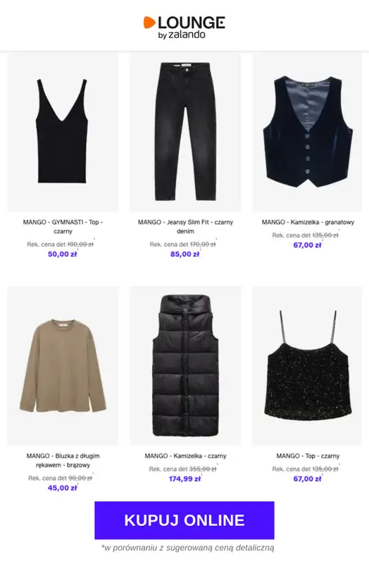 Lounge by Zalando - gazetka promocyjna Do -60% MANGO od wtorku 03.03 do piątku 06.03 - strona 4