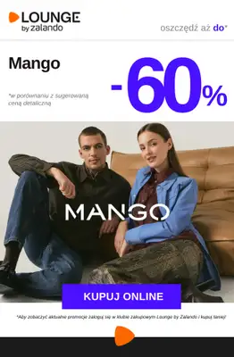 Lounge by Zalando - gazetka promocyjna Do -60% MANGO od wtorku 03.03 do piątku 06.03