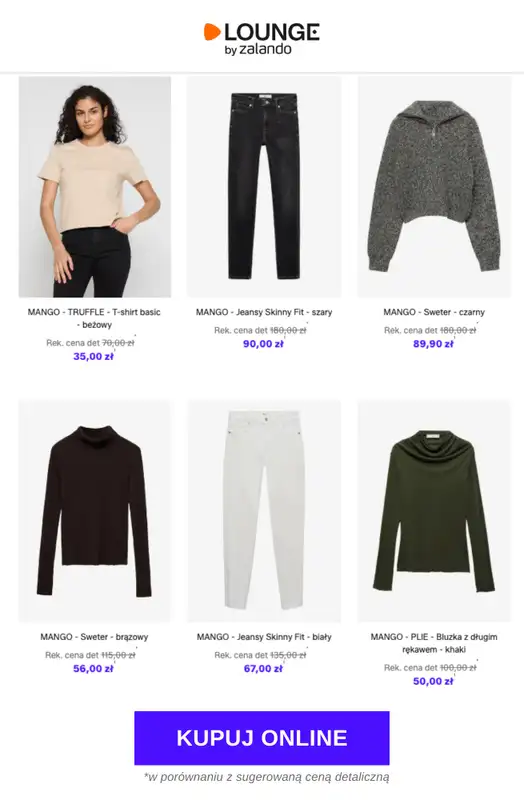 Lounge by Zalando - gazetka promocyjna Do -60% MANGO od wtorku 03.03 do piątku 06.03 - strona 6
