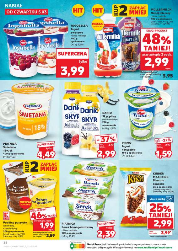 Kaufland - gazetka promocyjna Oferta Kaufland od czwartku 05.03 do środy 11.03 - strona 36
