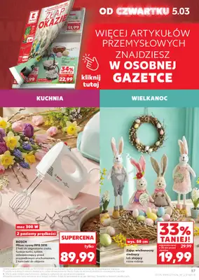 Kaufland - gazetka promocyjna Oferta Kaufland od czwartku 05.03 do środy 11.03 - strona 57