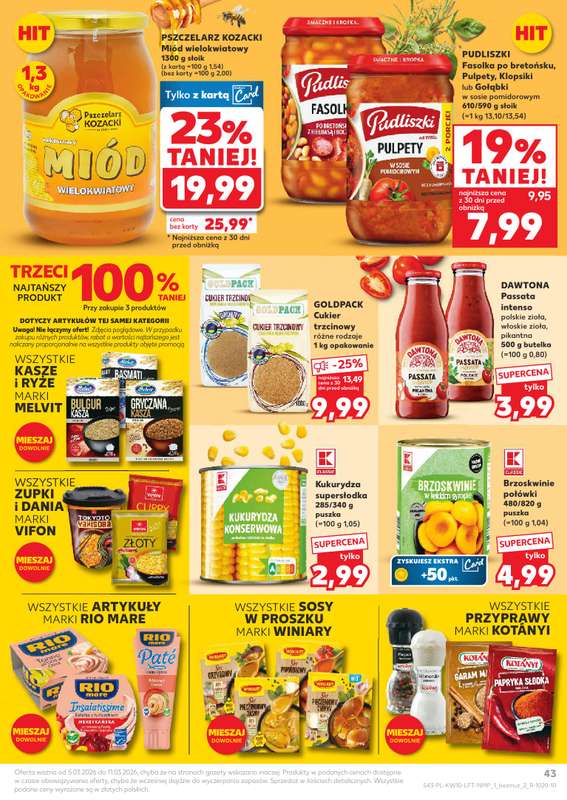 Kaufland - gazetka promocyjna Oferta Kaufland od czwartku 05.03 do środy 11.03 - strona 43