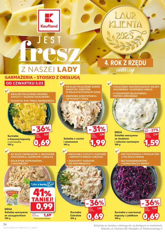 Kaufland - gazetka promocyjna Oferta Kaufland od czwartku 05.03 do środy 11.03 - strona 26
