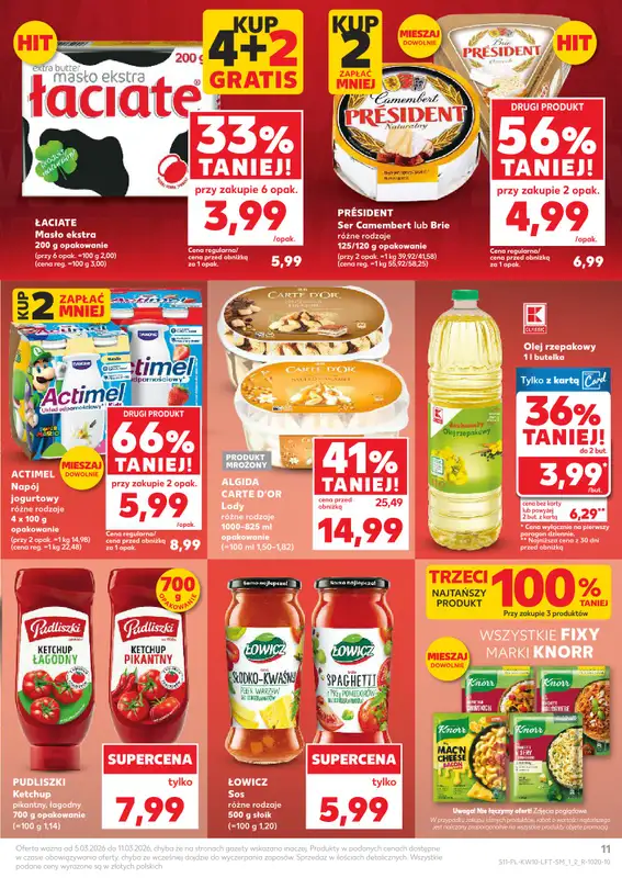 Kaufland - gazetka promocyjna Oferta Kaufland od czwartku 05.03 do środy 11.03 - strona 11