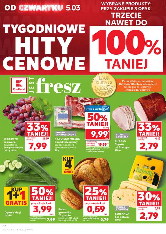Kaufland - gazetka promocyjna Oferta Kaufland od czwartku 05.03 do środy 11.03 - strona 10