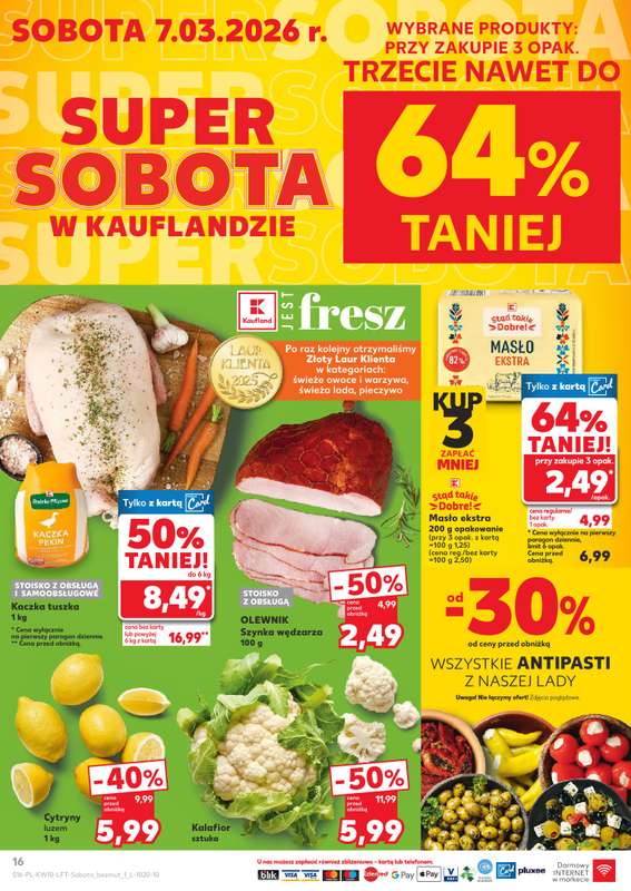Kaufland - gazetka promocyjna Oferta Kaufland od czwartku 05.03 do środy 11.03 - strona 16